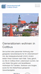Mobile Screenshot of gwc-cottbus.de
