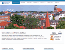 Tablet Screenshot of gwc-cottbus.de